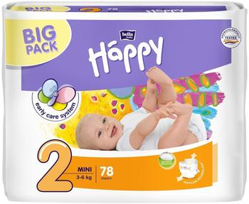 tzmo BELLA Happy Babywindel mini 3-6 kg Gr.2 Big P.
