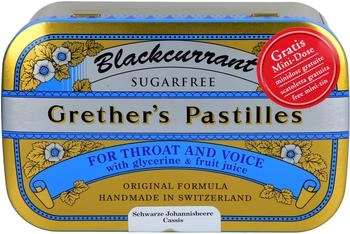 Medsorg Grethers Pastilles Blackcurrant zuckerfrei 440g