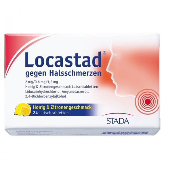 Stada Locastad gegen Halsschmerzen Honig & Zitronengeschmack (24 Stk.)