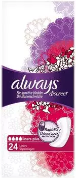 Always Discreet Slipeinlagen Long Plus bei leichter Blasenschwäche (24 Stk.)