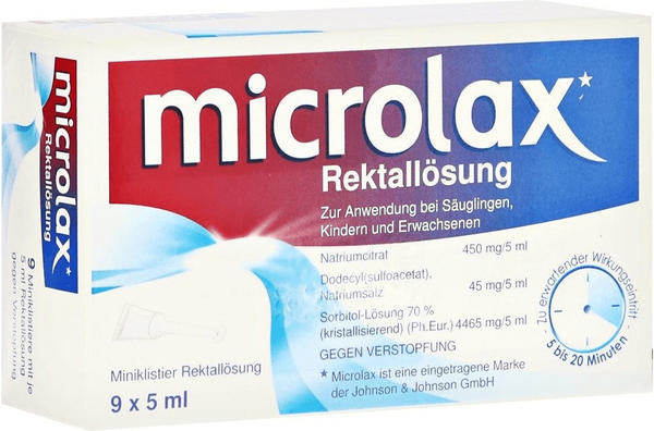 Microlax Rektallösung Klistiere (9 x 5 ml)