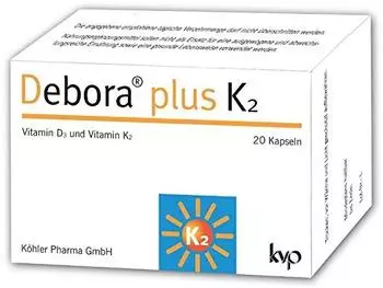 Köhler Pharma Debora plus K2 Kapseln (20 Stk.)