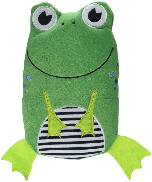 Hugo Frosch Kinder Öko-WärmflascheVeloursbezug (0,8L) - Frosch grün