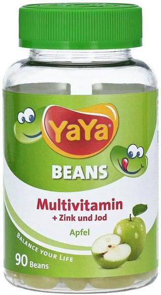 Amapharm Yaya Beans Multivitamin Apfel Zink und Jod Kaudragees 90 (Stk.)