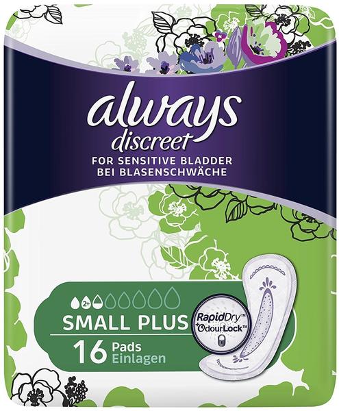 Always Discreet Inkontinenz Binden small plus (16 Stk)