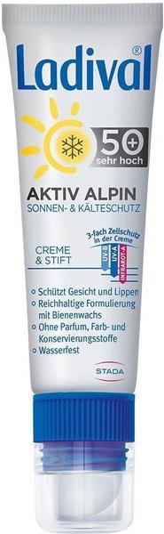 Ladival Aktiv Alpin Sonnen- & Kälteschutz Creme & Stift LSF 50+ (30ml)