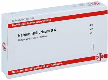 DHU Natrium sulfuricum D 6 Ampullen (8x1ml)