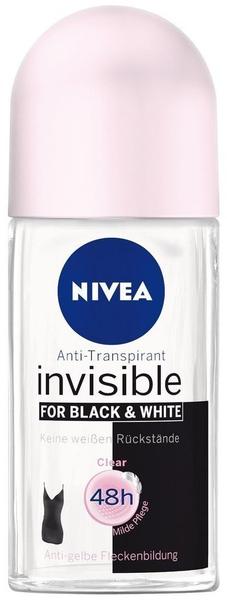 Nivea Invisible For Black & White Clear Deodorant Roll-on (50 ml)
