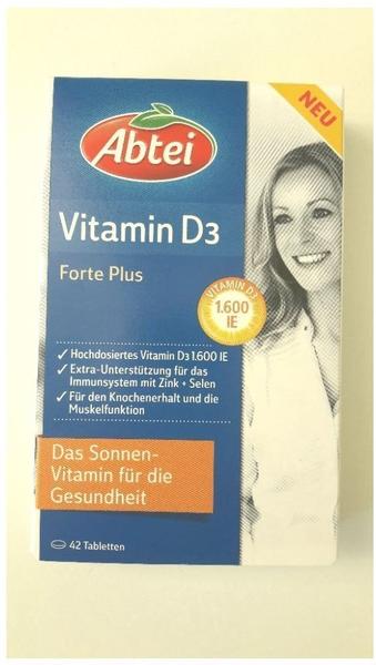 Abtei Vitamin D3 Forte Plus 1600 I.E. Tabletten (42 Stk.)