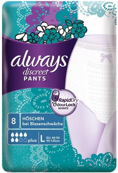 Procter & Gamble ALWAYS discreet Inkontinenz Pants plus large 8 St