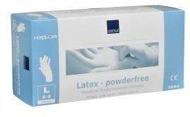 Abena Hospicare Latex-Handschuhe pderfrei Dop. Chlor. Gr. L (10 x 100 Stk.)