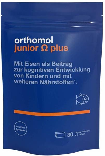 Orthomol Junior Omega plus Kaudragees (90 Stk.)