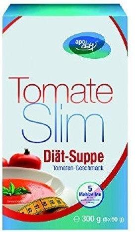 apoday Slim Tomaten-Suppe Pulver Portionsbeutel (5 x 60 g)