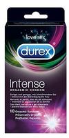 Durex Intense - geripptes und genopptes Kondom (10 Stk.) transparent