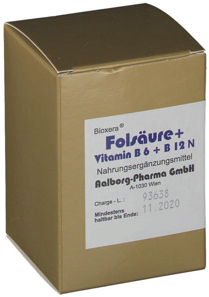 Aalborg Pharma Folsäure + Vitamin B6 + B12 N Kapseln (120 Stk.)