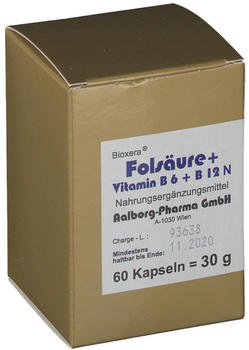 Aalborg Pharma Folsäure + Vitamin B6 + B12 Komplex N Kapseln (60 Stk.)