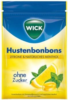 Wick Zitrone & natürliches Menthol ohne Zucker (72g)