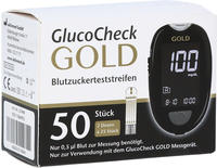 Aktivmed Blutzuckerteststreifen GlucoCheck Gold, f&uuml;r GlucoCheck Gold Messger&auml;te, 50