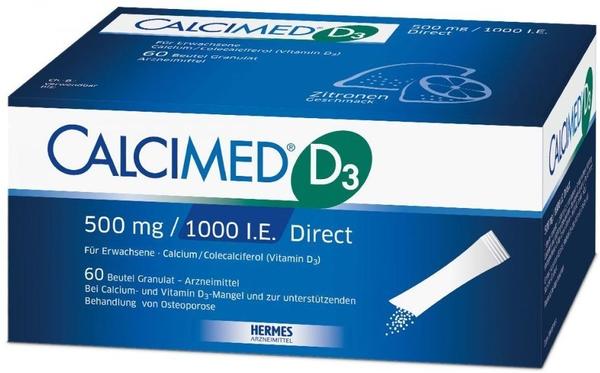 Calcimed D3 500 mg/1000 I.E. Direct Granulat (60 Stk.
