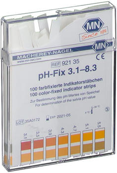 Macherey-Nagel Ph Fix Indikatorstaebchen Ph 3,1- 8,3 (100 Stk.)