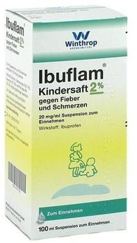Ibuflam Kindersaft 2% gegen Fieber u. Schmerzen (100 ml)