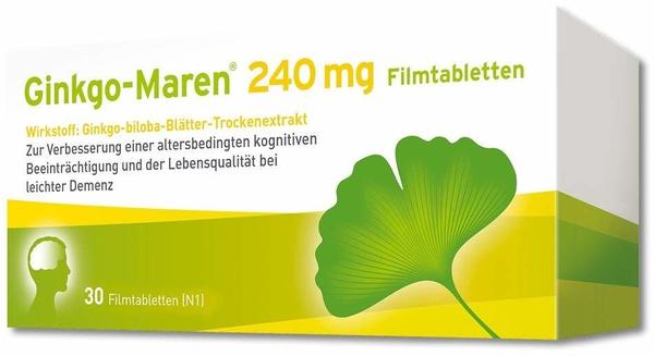 Ginkgo Maren 240 mg Filmtabletten (30 Stk.)