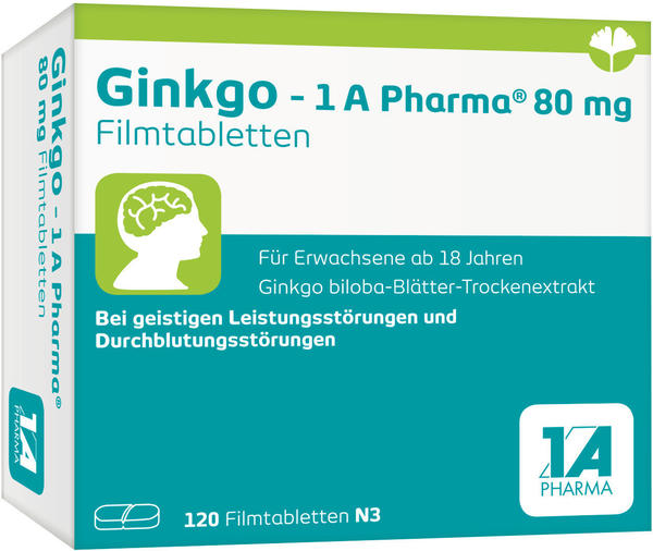 Ginkgo 120 mg Filmtabletten (30 Stk.)
