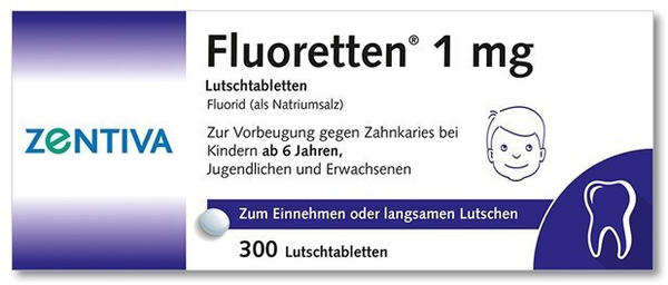 Fluoretten 1 mg Tabletten (300 Stk.)