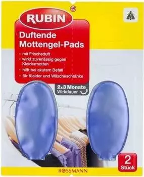 Rubin Duftende Mottengel-Pads