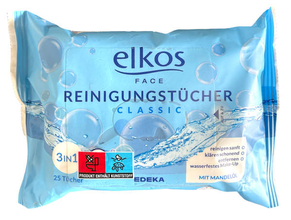 Elkos Face 3in1 Reinigungstücher Classic