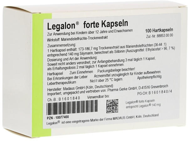 Legalon Forte Kapseln (100Stk.)