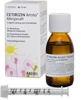Cetirizin Aristo Allergiesaft 1 mg/ml 75 ml