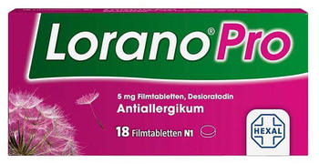 Lorano Pro 5mg (18 Stk.) Lorano Pro 5mg (18 Stk.)