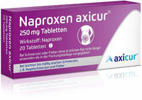 Naproxen axicur 250 mg 20 St