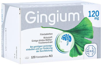 Gingium 120mg Filmtabletten (120 Stk.)