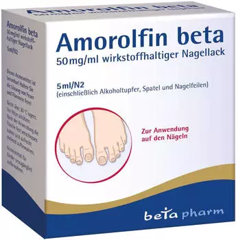 Amorolfin Beta 50mg/ml wirkstoffhaltiger Nagellack (5ml)