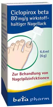 Ciclopirox beta 80mg/ml wirkstoffhaltiger Nagellack (6,6ml)