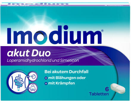 Imodium Akut Duo Tabletten (6 Stk.)