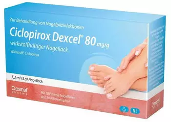 Ciclopirox 80 mg/g wirkstoffhaltiger Nagellack (3,3ml)