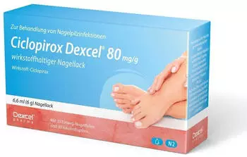 Ciclopirox 80 mg/g wirkstoffhaltiger Nagellack (6,6ml)
