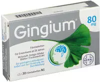 Gingium 80 mg 30 St