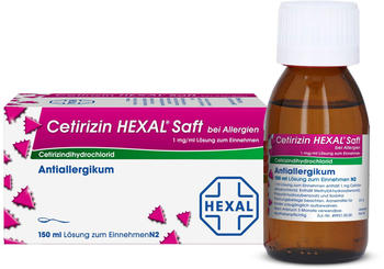 Cetirizin Saft b. Allergien (150 ml)