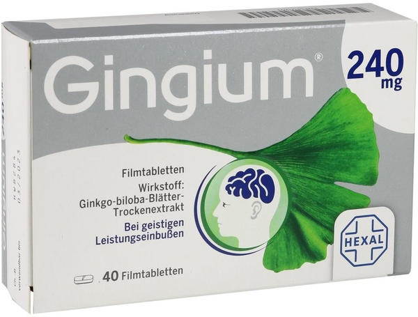 Gingium 240mg Filmtabletten (40 Stk.)