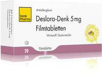 PZN-DE 16606176, Denk Pharma Deslora-denk 5 mg Filmtabletten 20 St, Grundpreis: