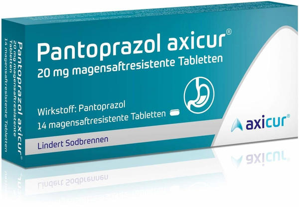 Pantoprazol Axicur 20 mg magensaftresistente Tabletten (14 Stk.)