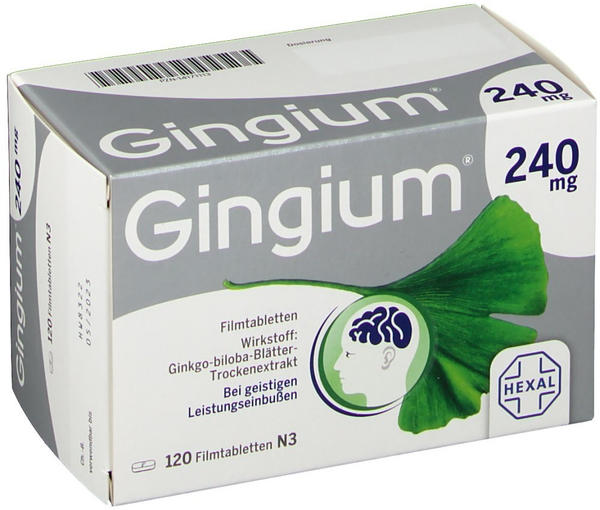 Gingium 240mg Filmtabletten (120 Stk.)