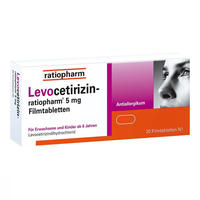 Levocetirizin-ratiopharm&reg; 5 mg 20 St