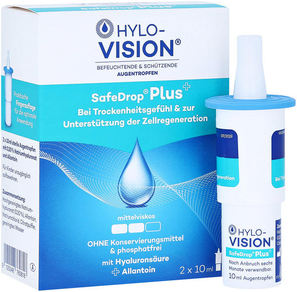 Hylo-Vision SafeDrop Plus Augentropfen (2x10ml)
