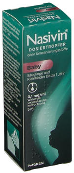 Nasivin ohne Konservierungsstoffe Baby Dosiertropfer (5ml)
