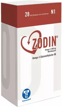 Zodin Omega-3 1000mg Weichkapseln (28Stk.)